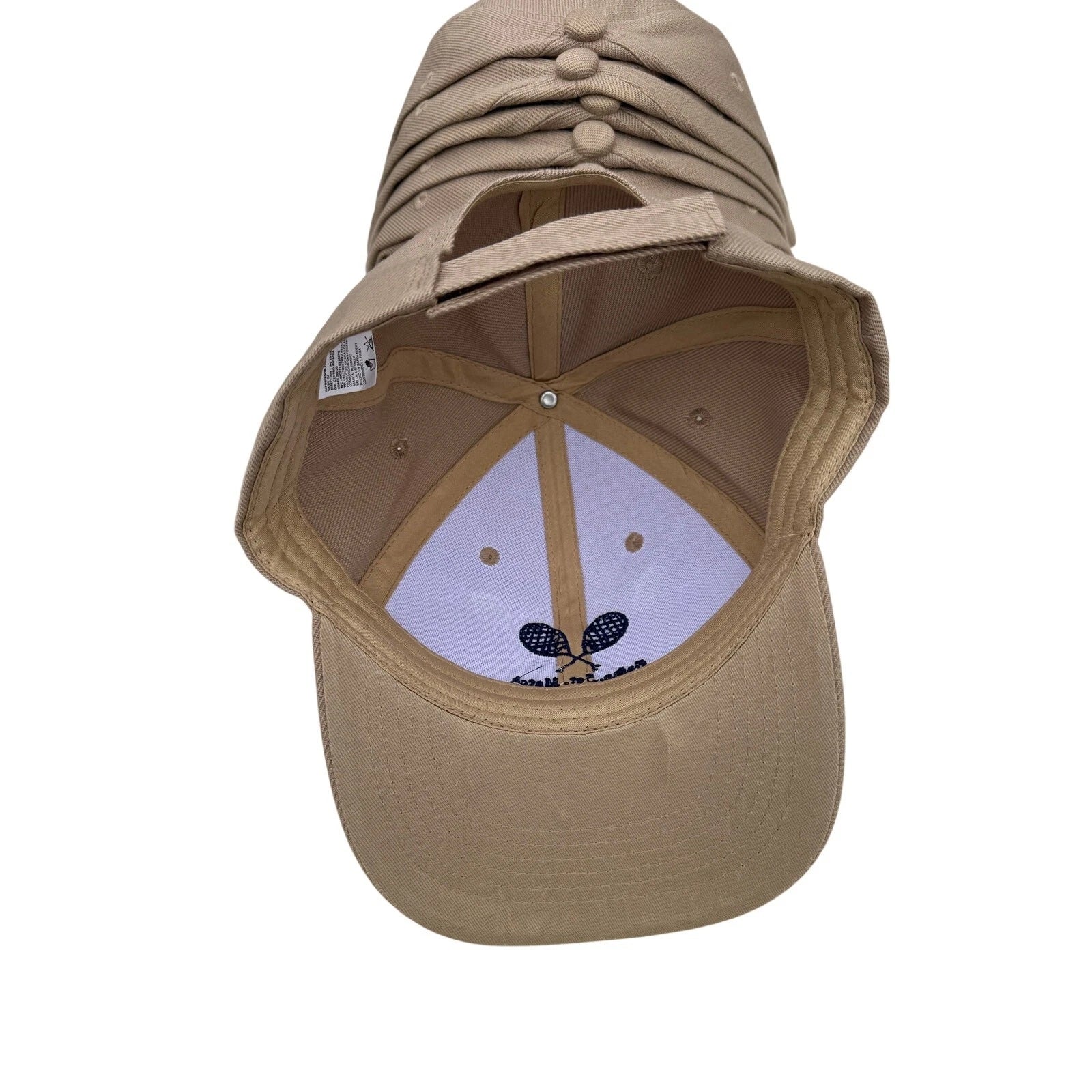Game Set Match Tennis hat in beige