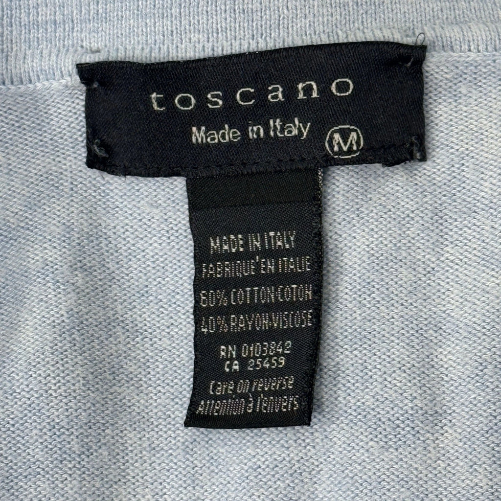 TOSCANO LIGHT GREY MEN'S SWEATER SHIRT SIZE M