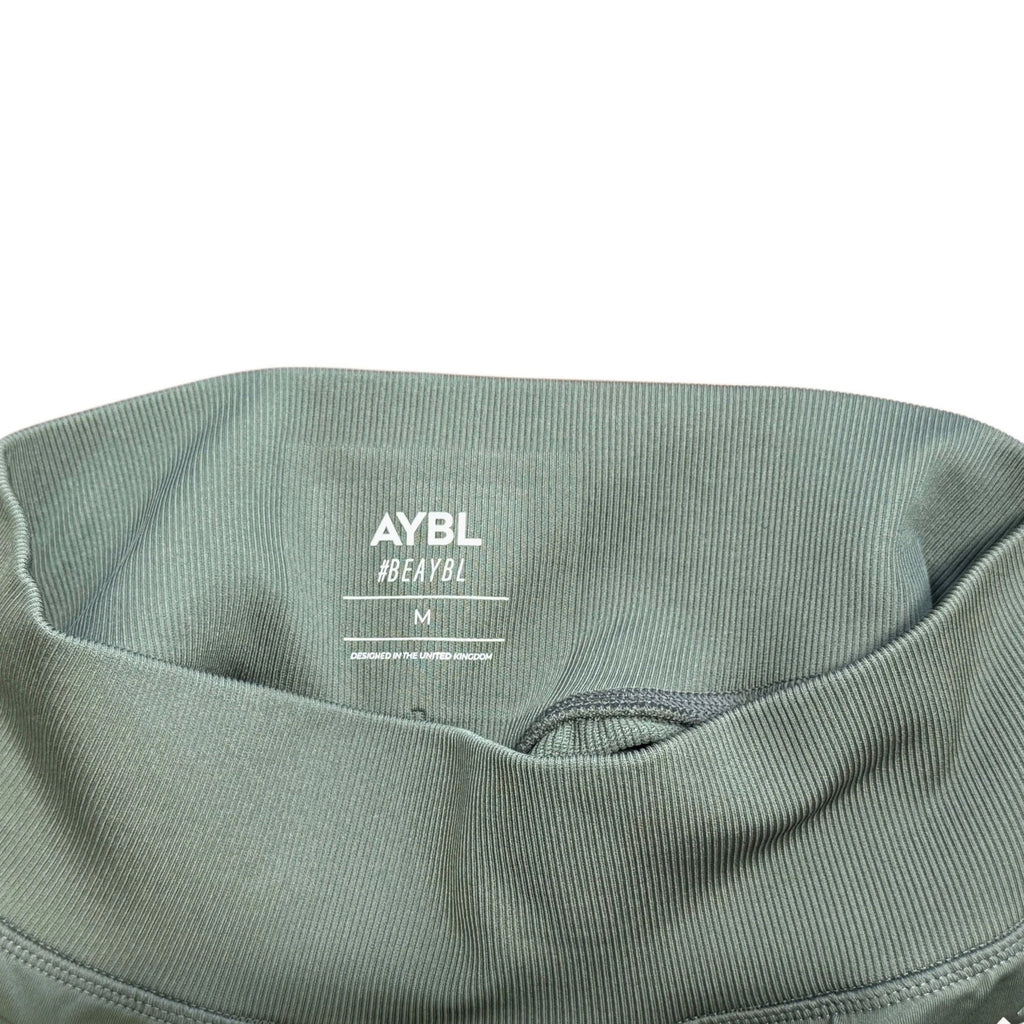 AYBL High-Waist Athletic Leggings Olive Green NWT Size M