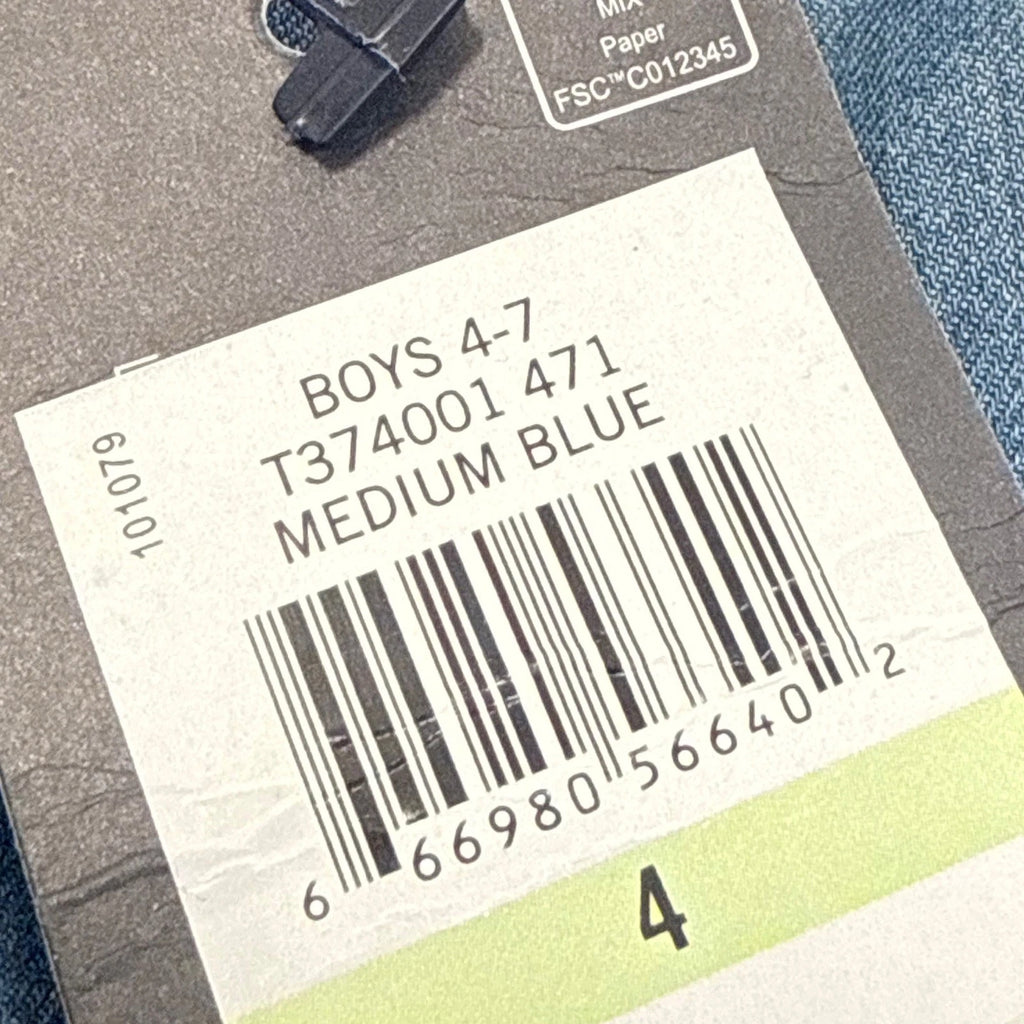 Tommy Hilfiger Boys' Denim Jeans Shirt Size 4