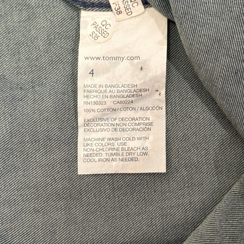 Tommy Hilfiger Boys' Denim Jeans Shirt Size 4