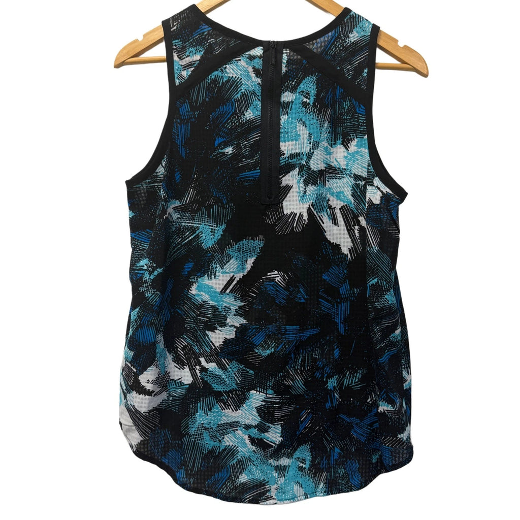 Michael Kors blue navy short sleeve top size small
