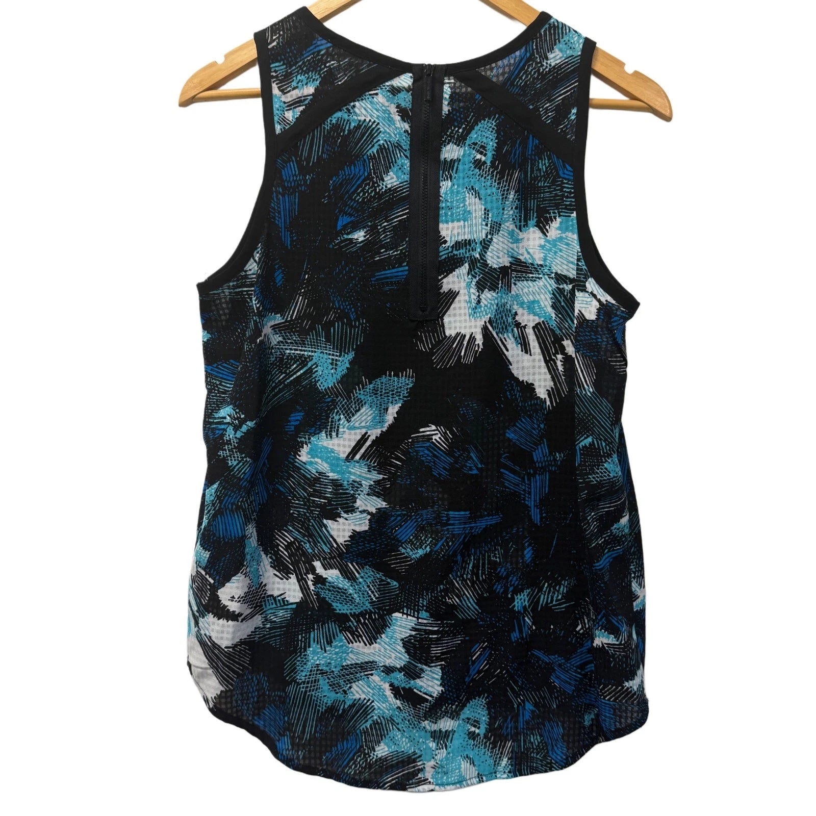 Michael Kors blue navy short sleeve top size small