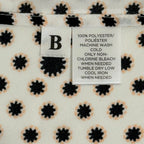 Loft woman's xs white blouse with black flower details
