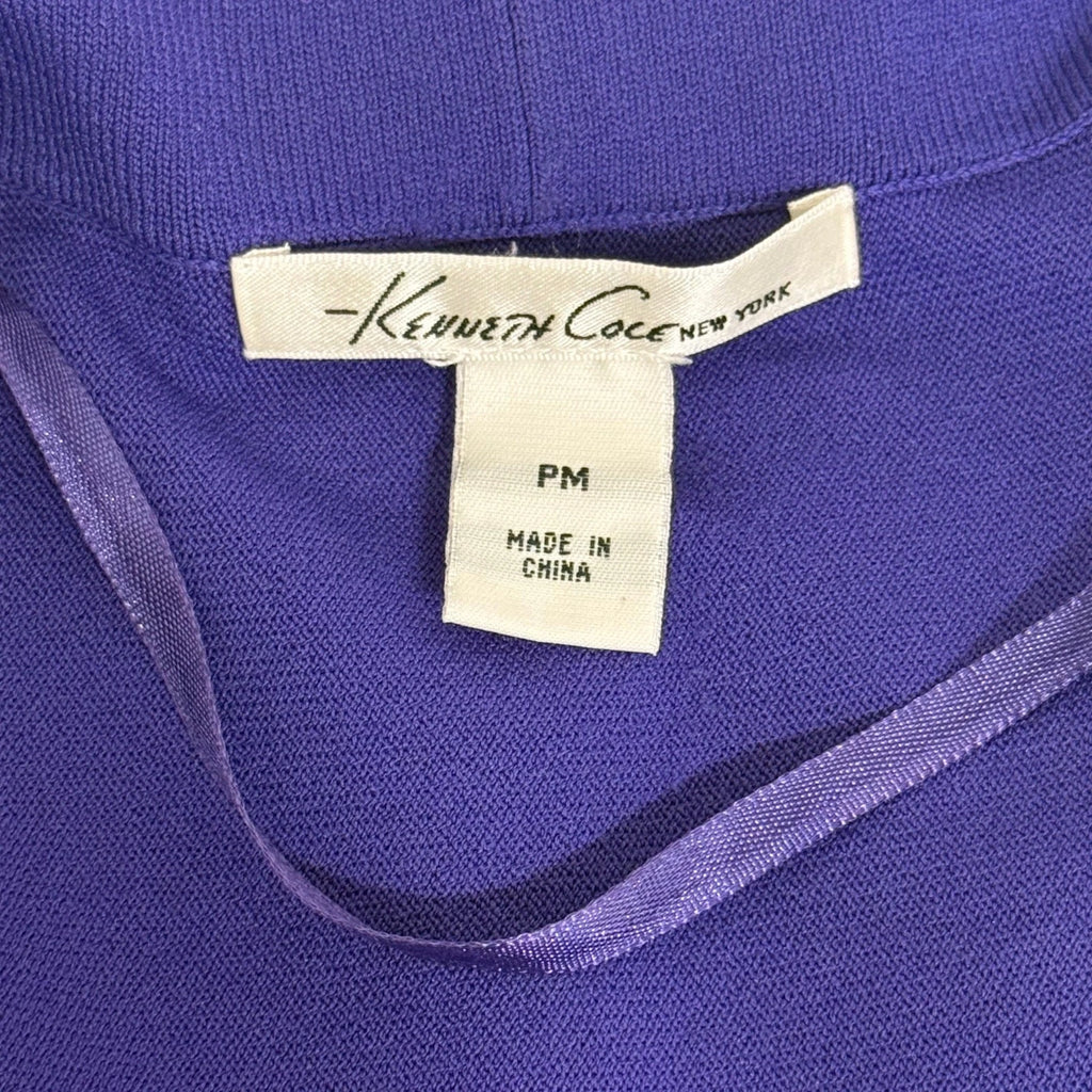 Kenneth Cole woman's knit blue top in size p/m