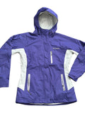 Columbia Omni-Heat Interchange Hooded Rain Jacket Purple